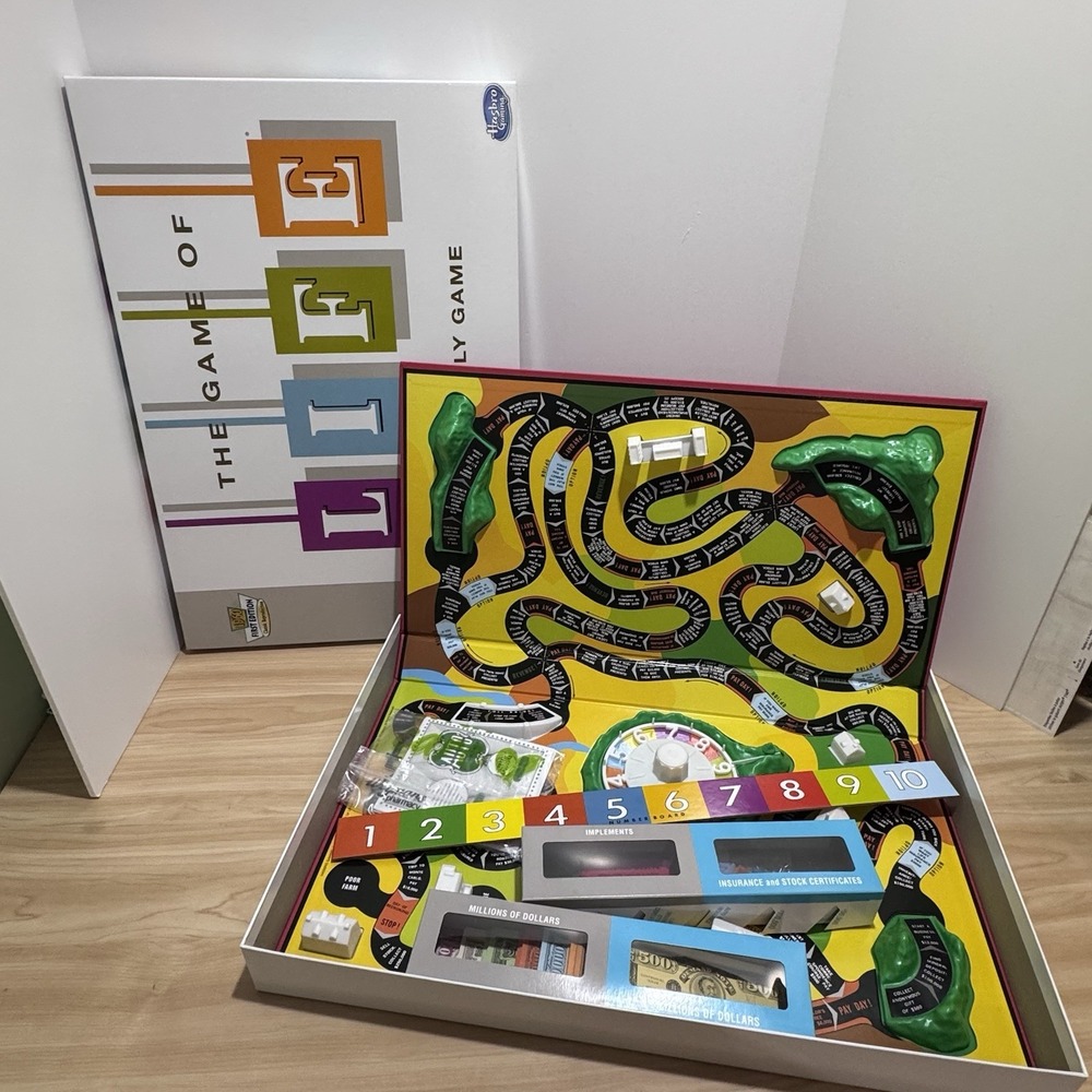 The Game of Life 1960 First Edition Classic Reproduction Board Game COMPLETE